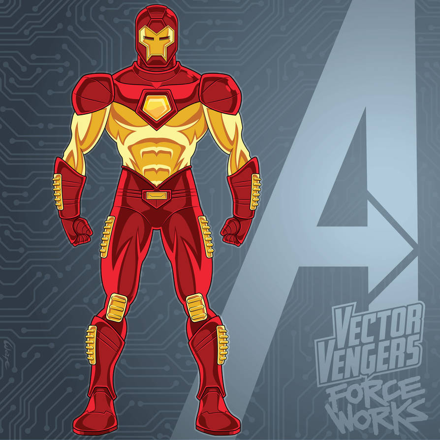 Vector Vengers: Iron Man (Force Works) by WolfeHanson on DeviantArt