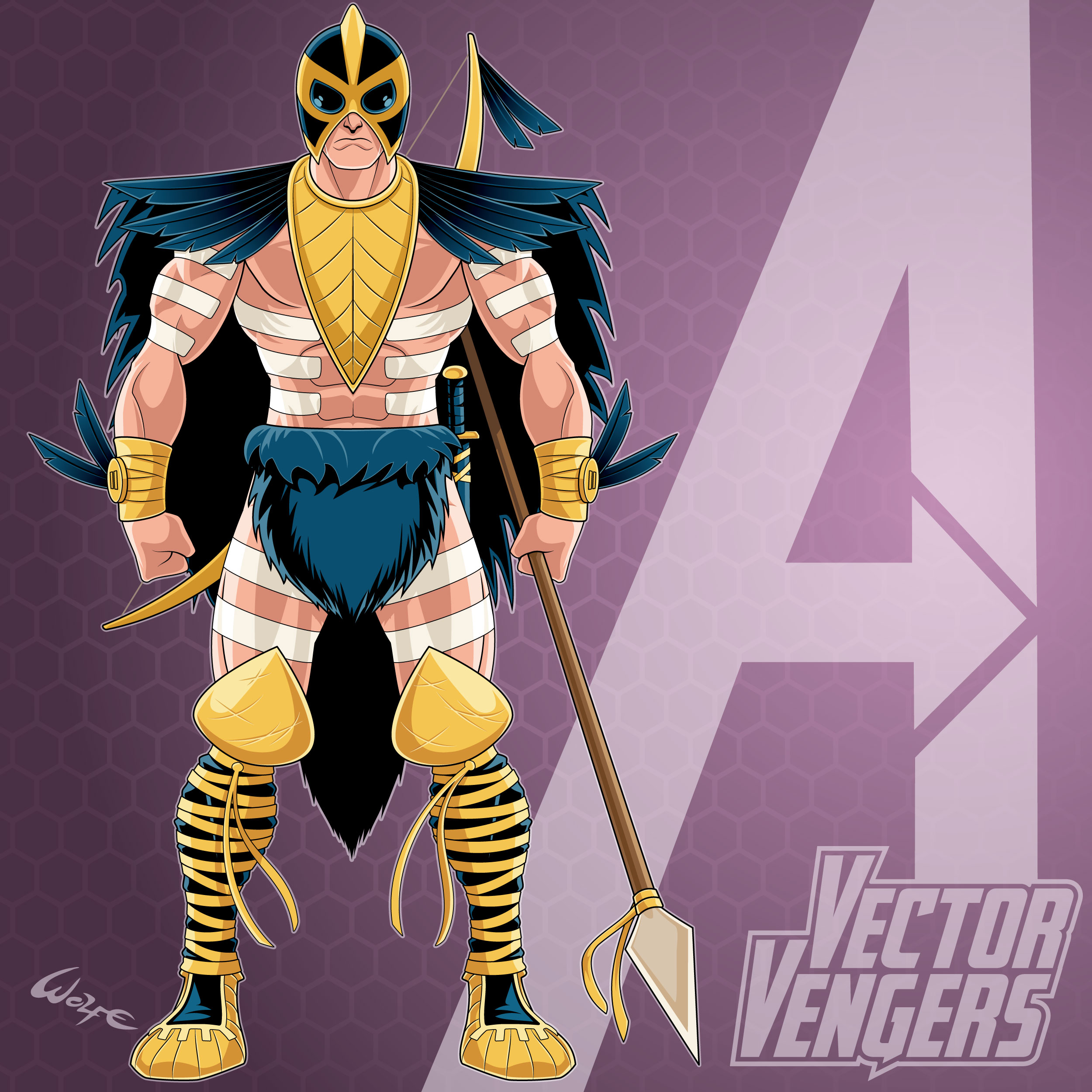 Vector Vengers: Black Crow by WolfeHanson on DeviantArt