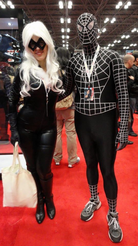 NYCC'12 Black Cat and Spiderman