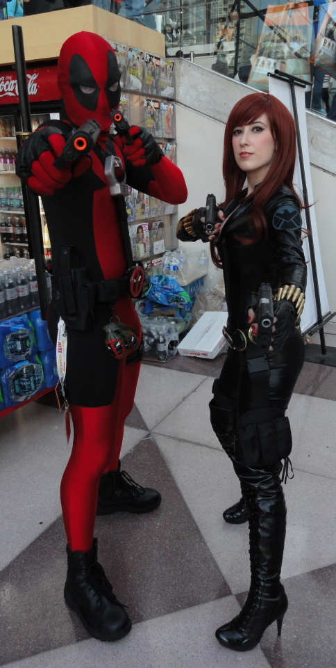 NYCC'12 Deadpool and Black Widow