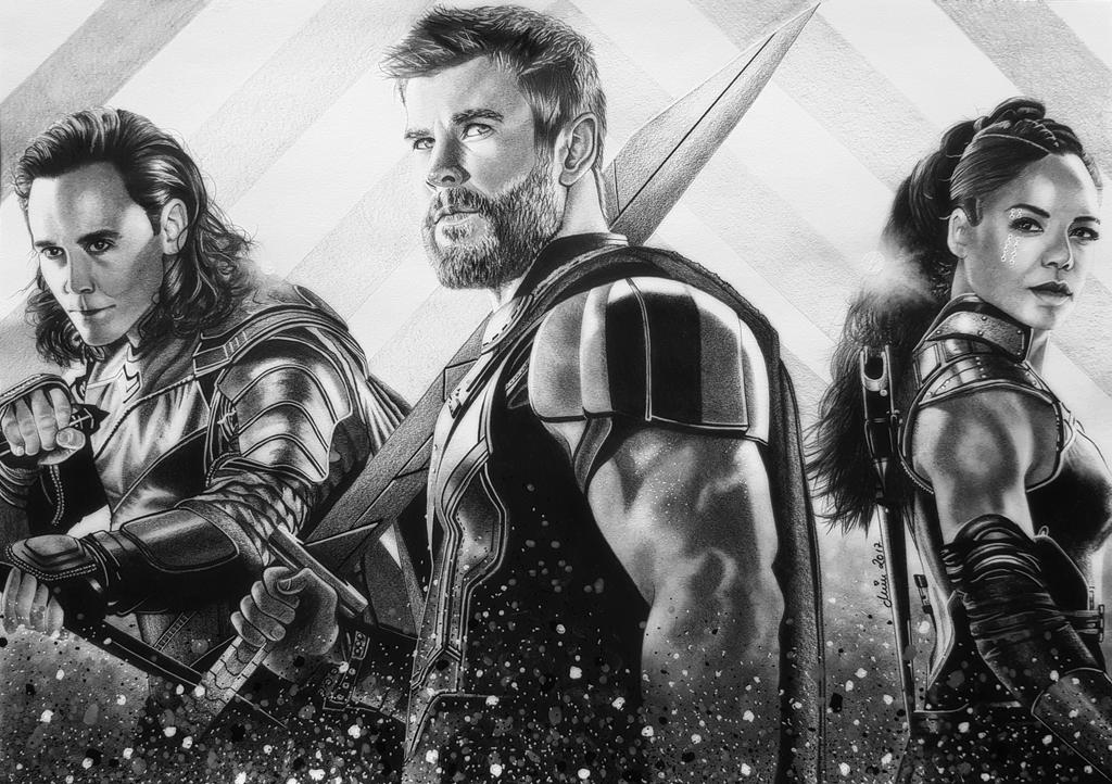 Loki, Thor and Valkyrie - THOR RAGNAROK