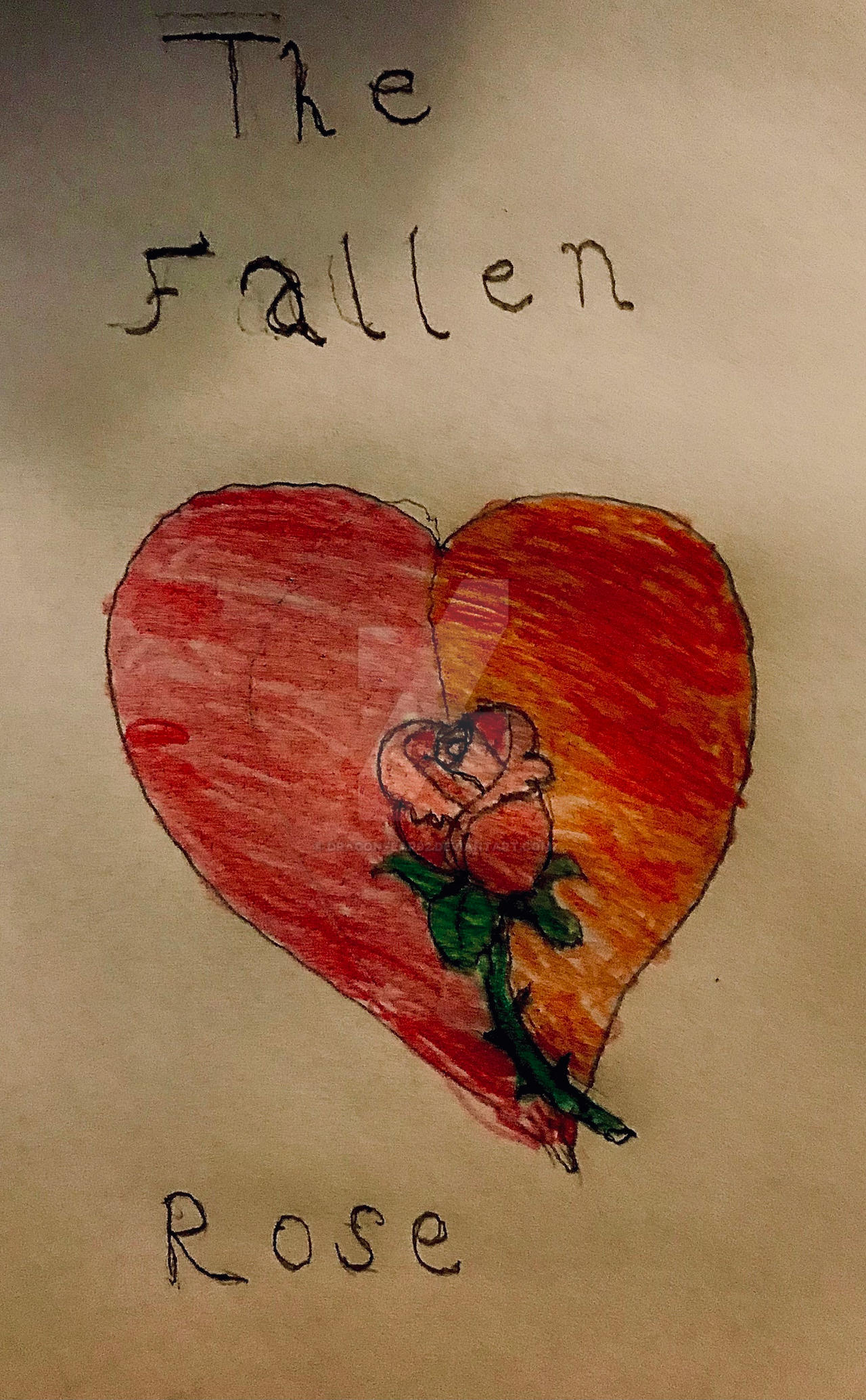 The Fallen Rose Cover by Dragonfear92 on DeviantArt