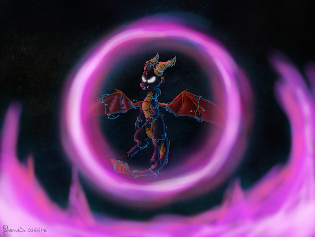 Dark Pyrok Dark Spyro - Fury by floravola on DeviantArt