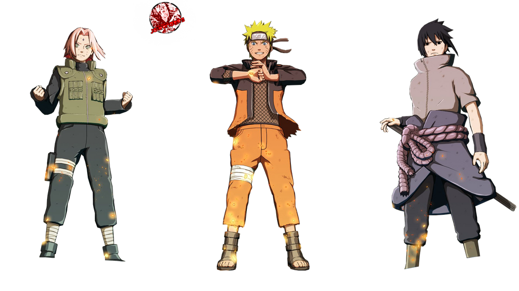 Naruto Shippuden - Naruto, Sasuke & Sakura