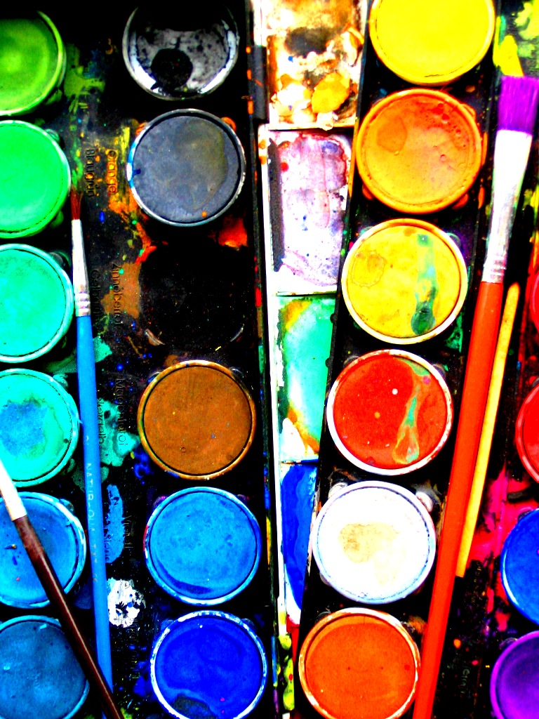 box of paints