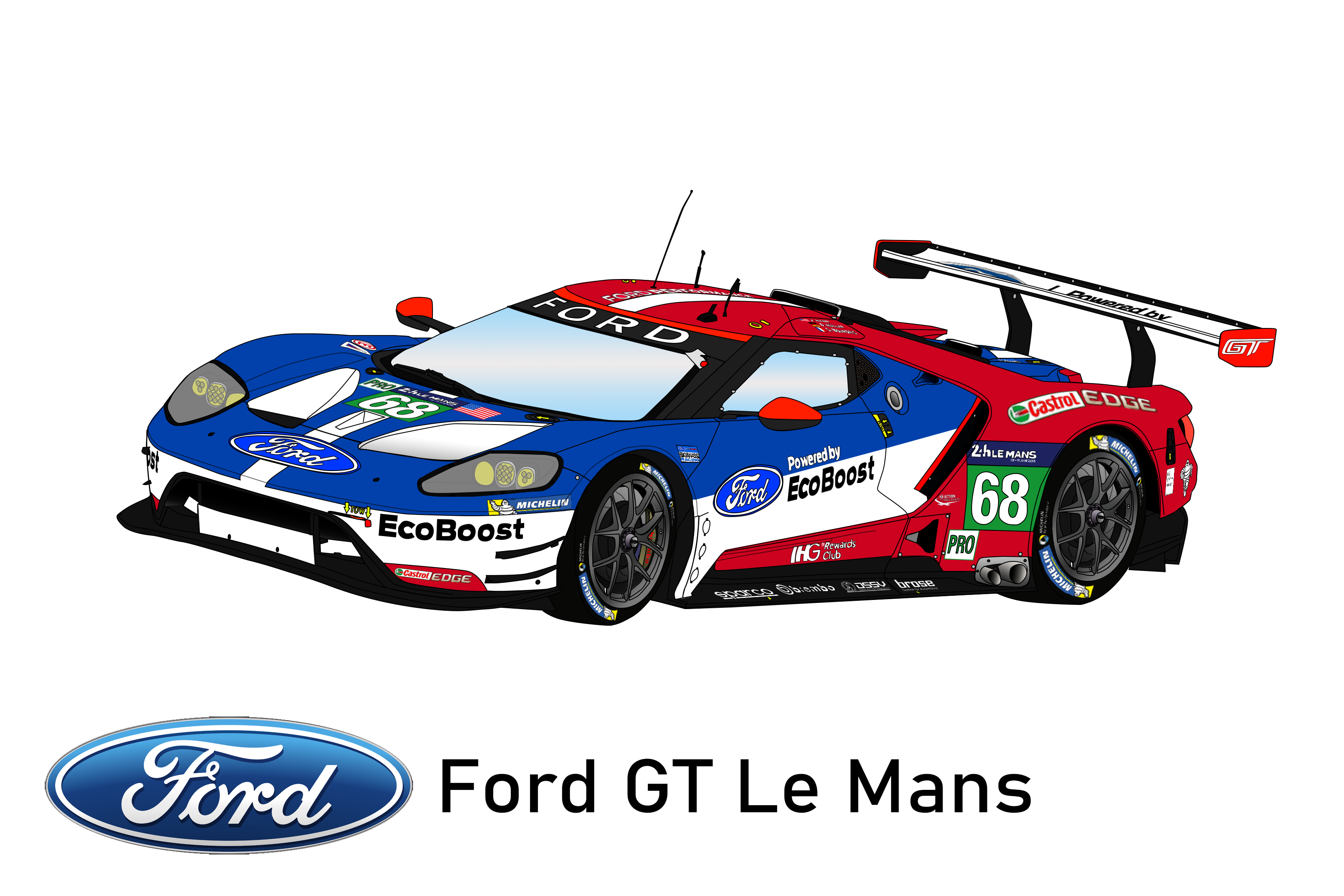 Ford GT LeMans GT4 edition'6' by hellz-yeah on DeviantArt