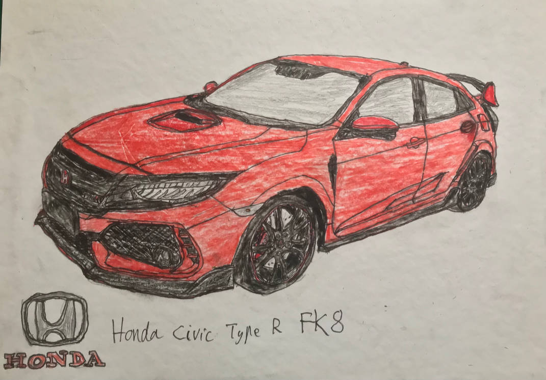 Honda Civic Type R FK8 by Angrysubie64 on DeviantArt