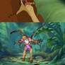 Mimic Charges At Timon and Pumbaa