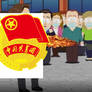 Mr. Garrison Burns Communist Youth League Logo