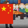 Mr. Garrison Burns the Chinese National Flag