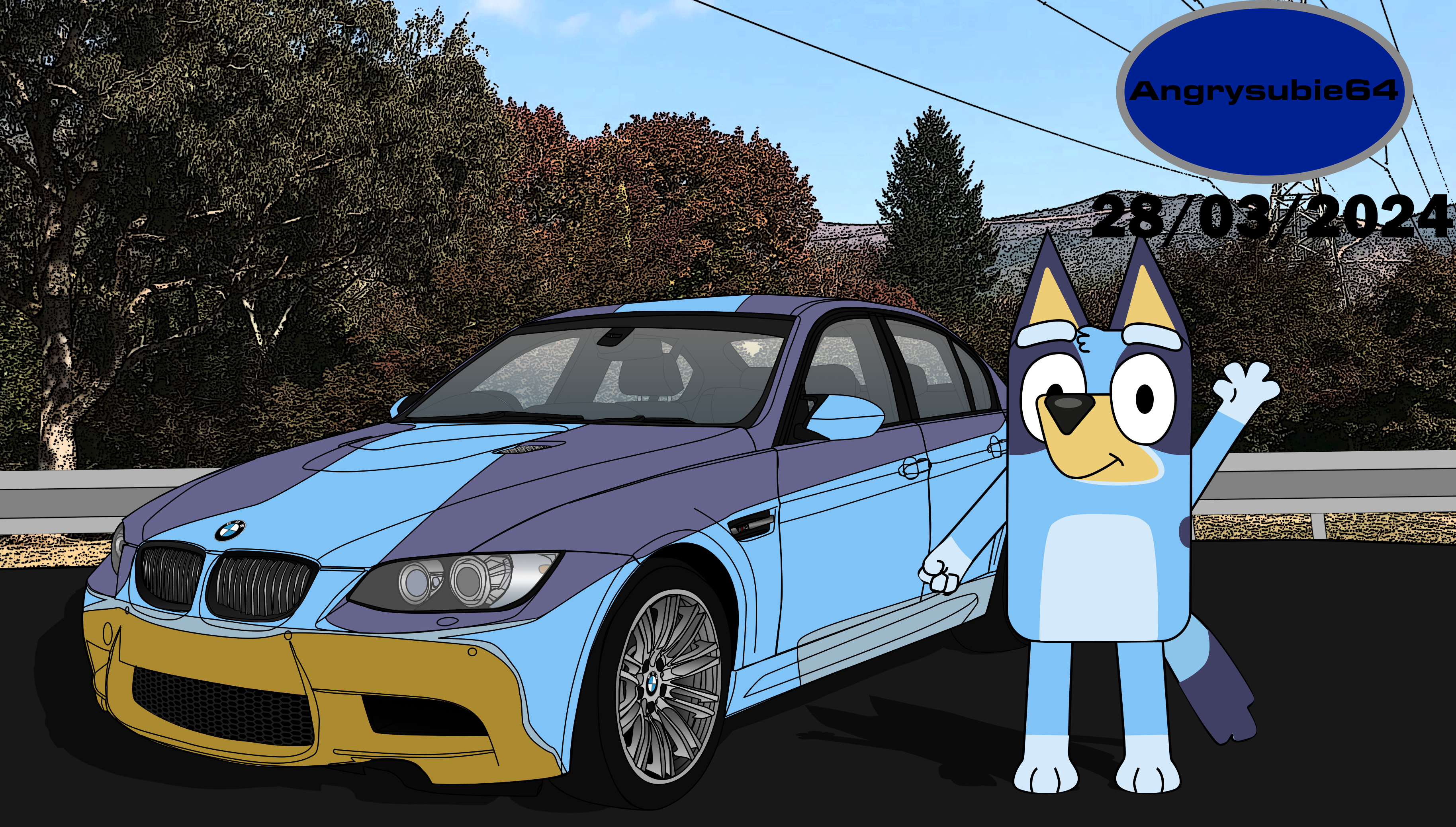 Bluey's car