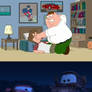 Lightning and Mater Laugh at Peter beating up Kyle