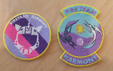 Fire Team Harmony Unit Patches