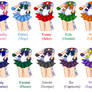 SP Senshi Outfits