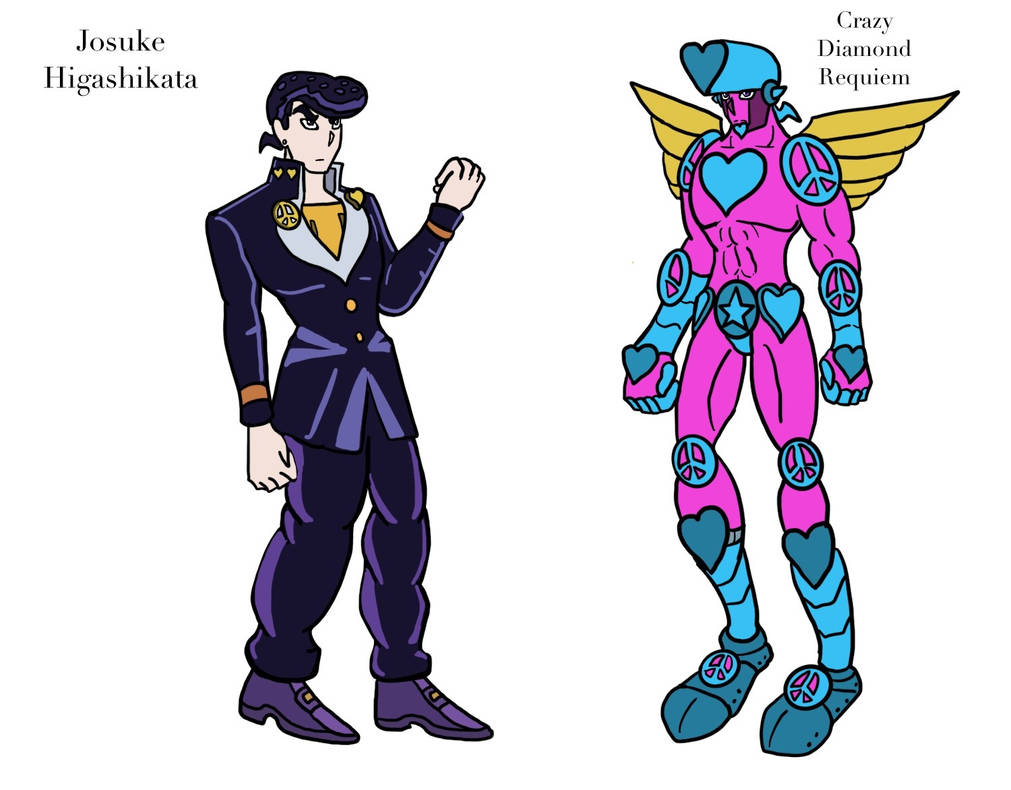 Josuke Higashikata And Crazy Diamond Requiem by Nectp on DeviantArt