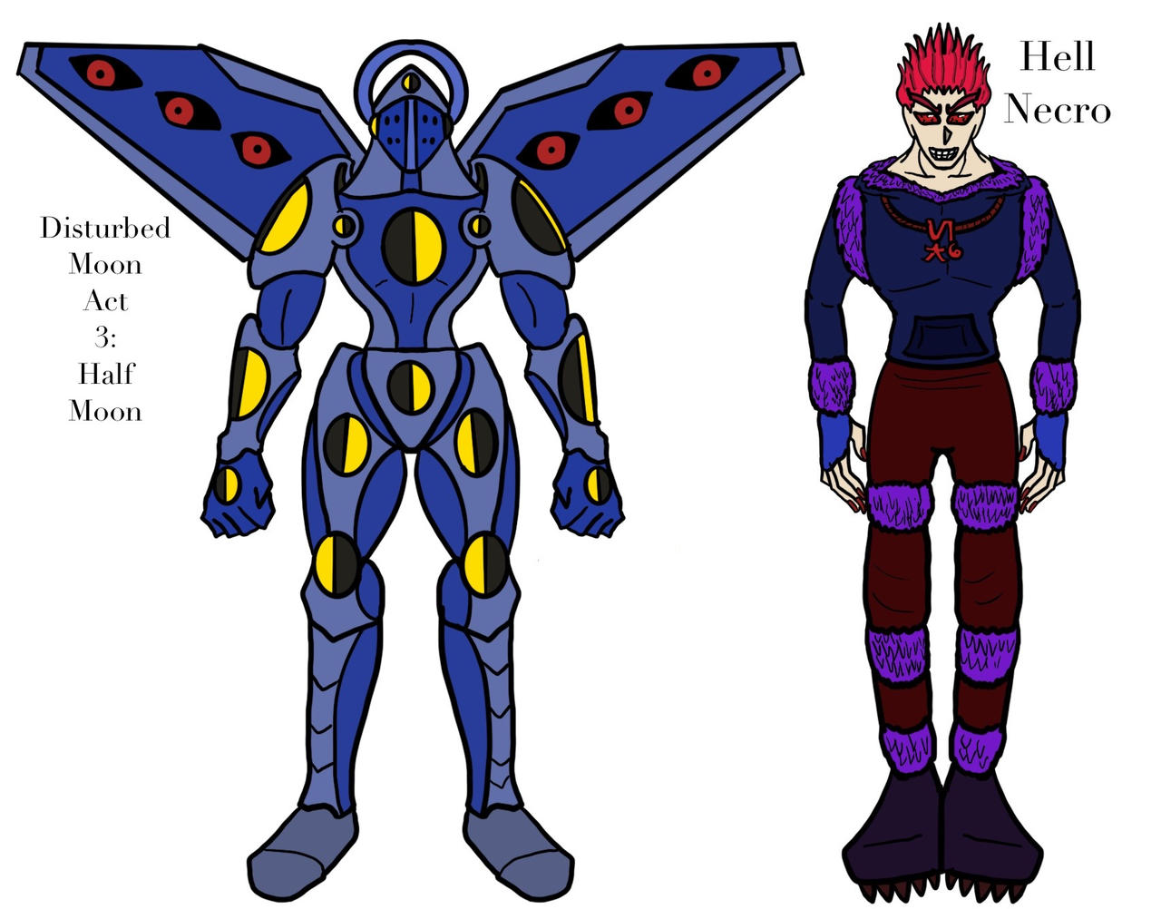 Hell Necro And Disturbed Moon Act 3: Half Moon by Nectp on DeviantArt