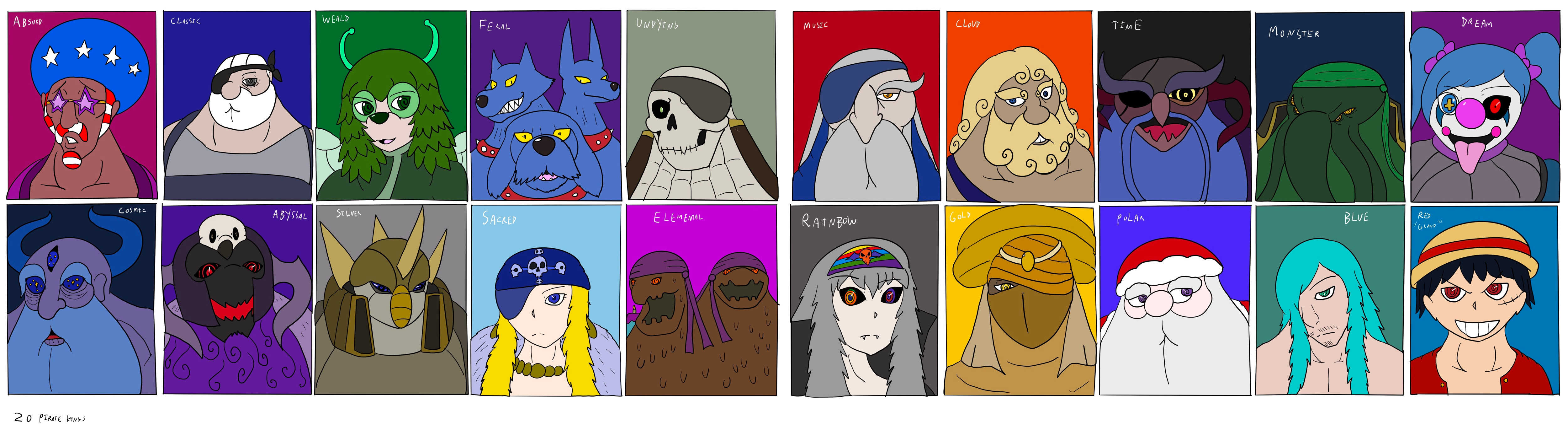 20 Pirate Kings