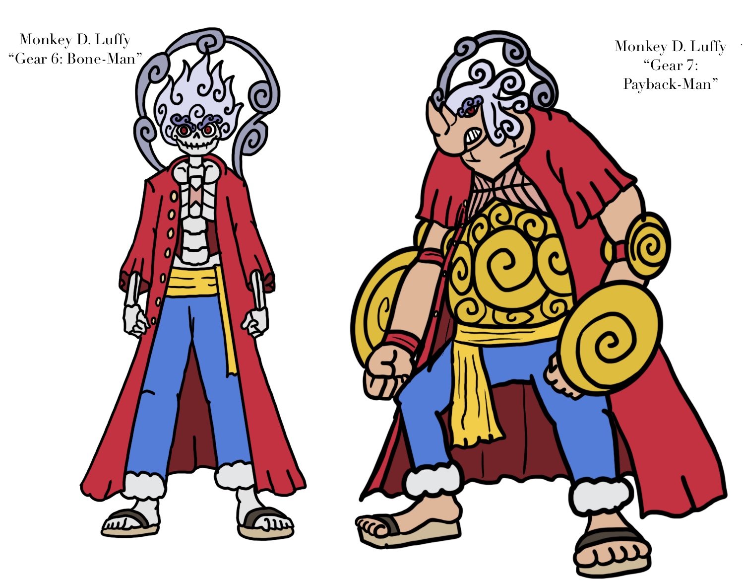 Old Monkey D Luffy - Nika - Gear 5 by caiquenadal on DeviantArt