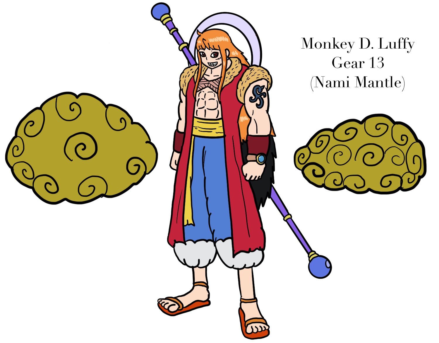 monkey d. luffy- straw hat captain by nectp on... Monkey D. Luffy- Nami Mantle by Nectp on DeviantArt