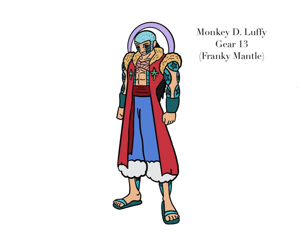 monkey d. luffy- straw hat captain by nectp on... Luffy- Franky Mantle by Nectp on DeviantArt