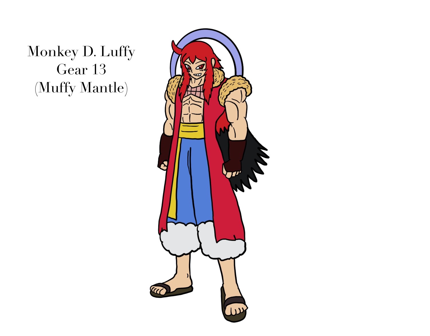 monkey d. luffy- straw hat captain by nectp on... Monkey D. Luffy- Muffy Mantle by Nectp on DeviantArt