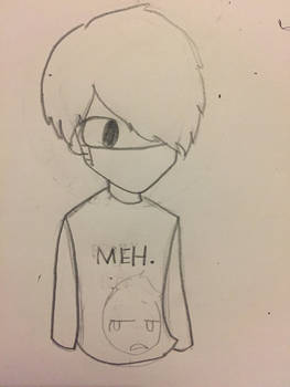 Zane with a meh shirt