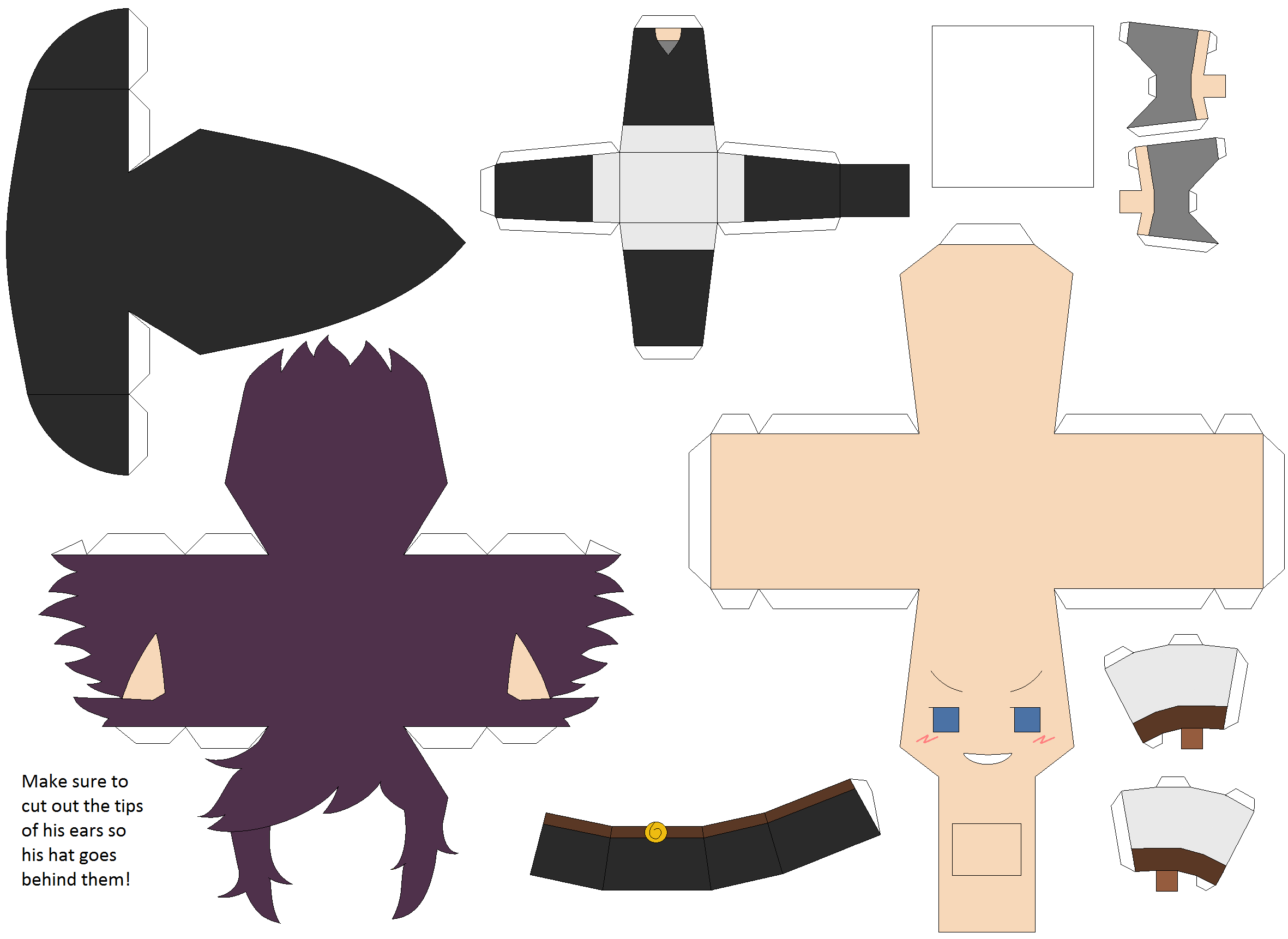 FSA Shadow Link Papercraft Template