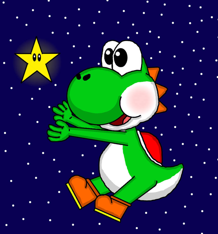 Yoshi's Star by happygav123 on DeviantArt