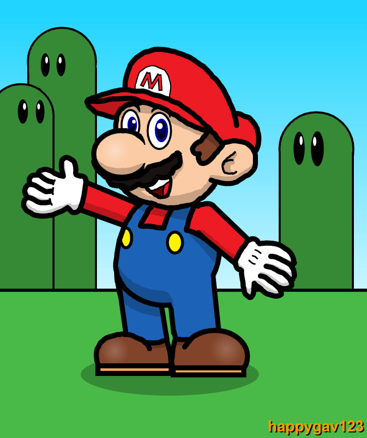 It's-a Me, Mario! by happygav123 on DeviantArt