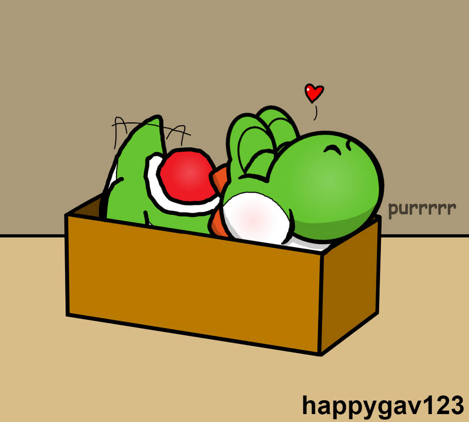 Yoshi Box Yoshi in a Box by happygav123 on DeviantArt