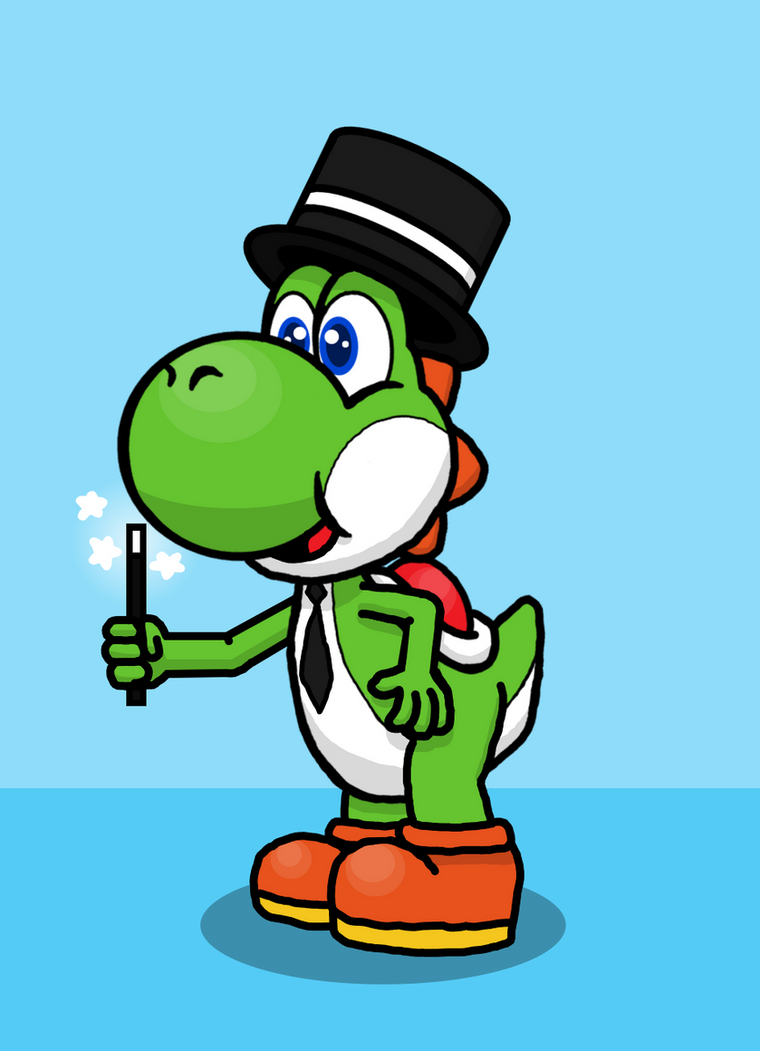 Yoshi the Magician by happygav123 on DeviantArt