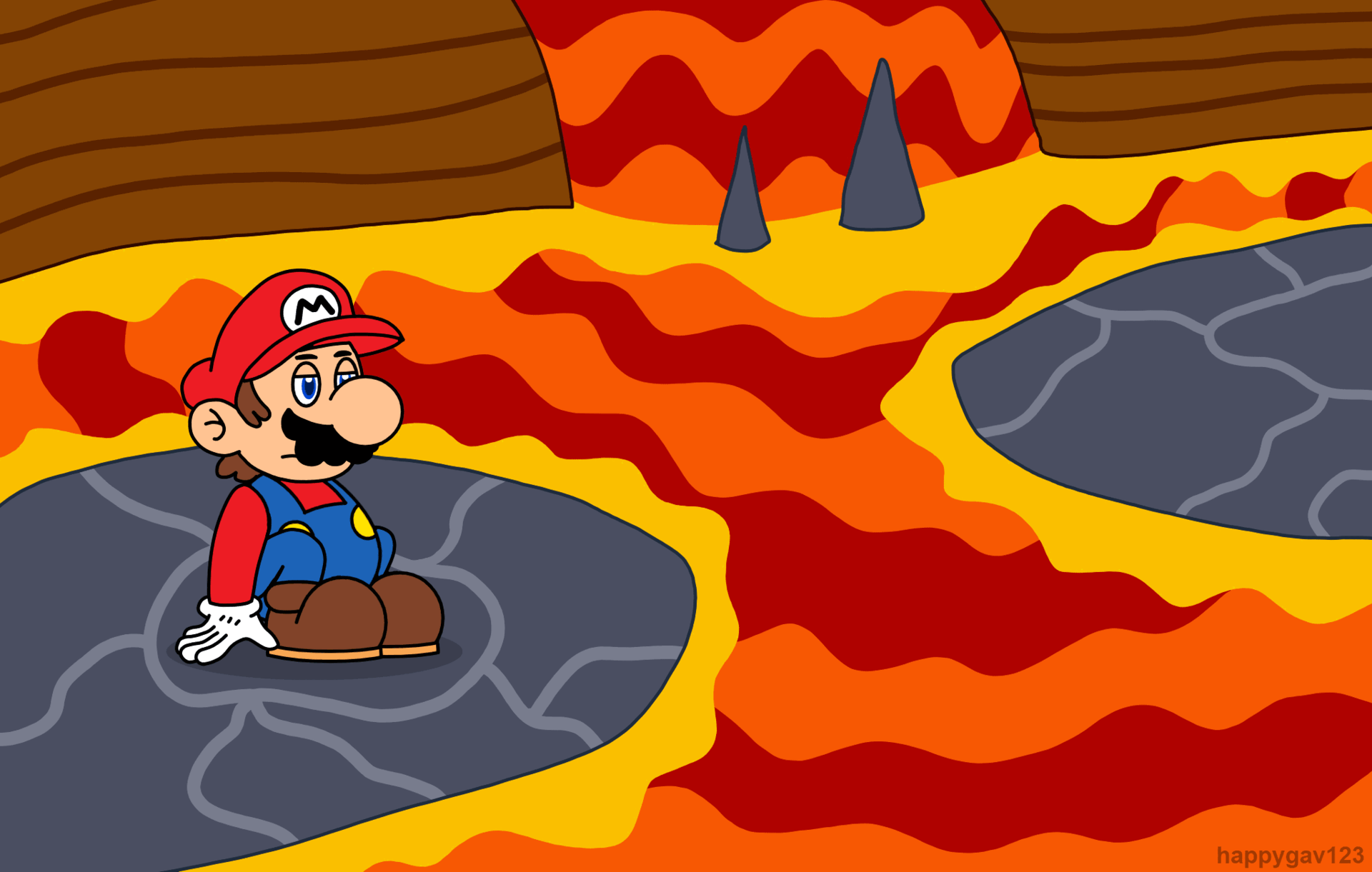 Mario tortures a Bully for 21.4 hours. by happygav123 on DeviantArt