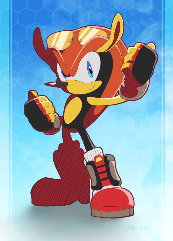 Mighty The Armadillo (Sonic 1 Style) by deltaConduit on DeviantArt