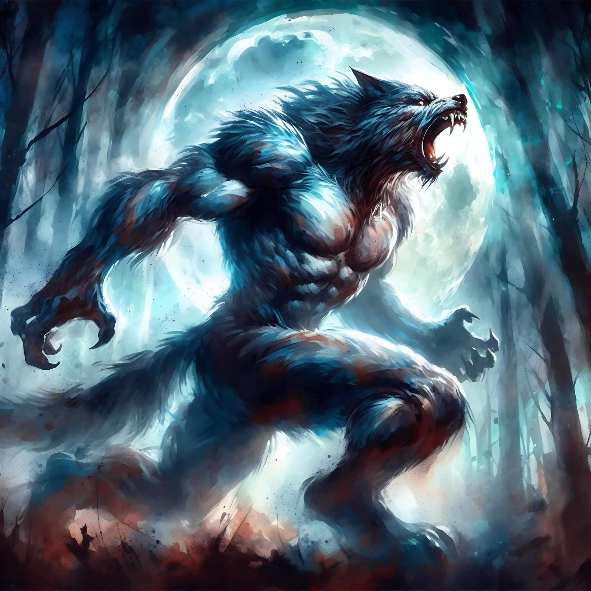Mobs Werewolf Monstrous Werewolf HD by TravionM on DeviantArt