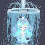 Fountain + Popmart Chaka sketch fanart