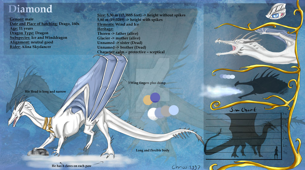 Diamond | Reference Sheet 2017 by chrissi1997 on DeviantArt