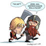 Tyrion Lannister and Gimli