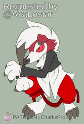 Lycanroc is laughing like Iori Yagami