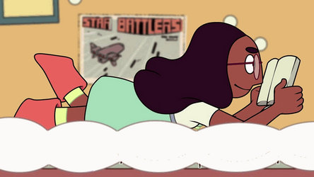 Connie is reading