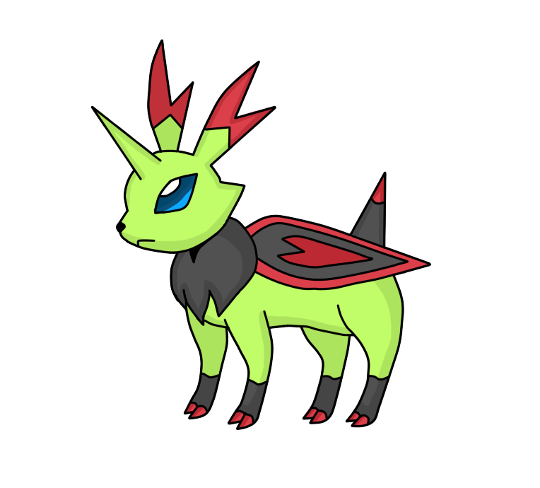 Hunneon Bug Type Eeveelution - By: Crimson Diex by 666DIEX on DeviantArt