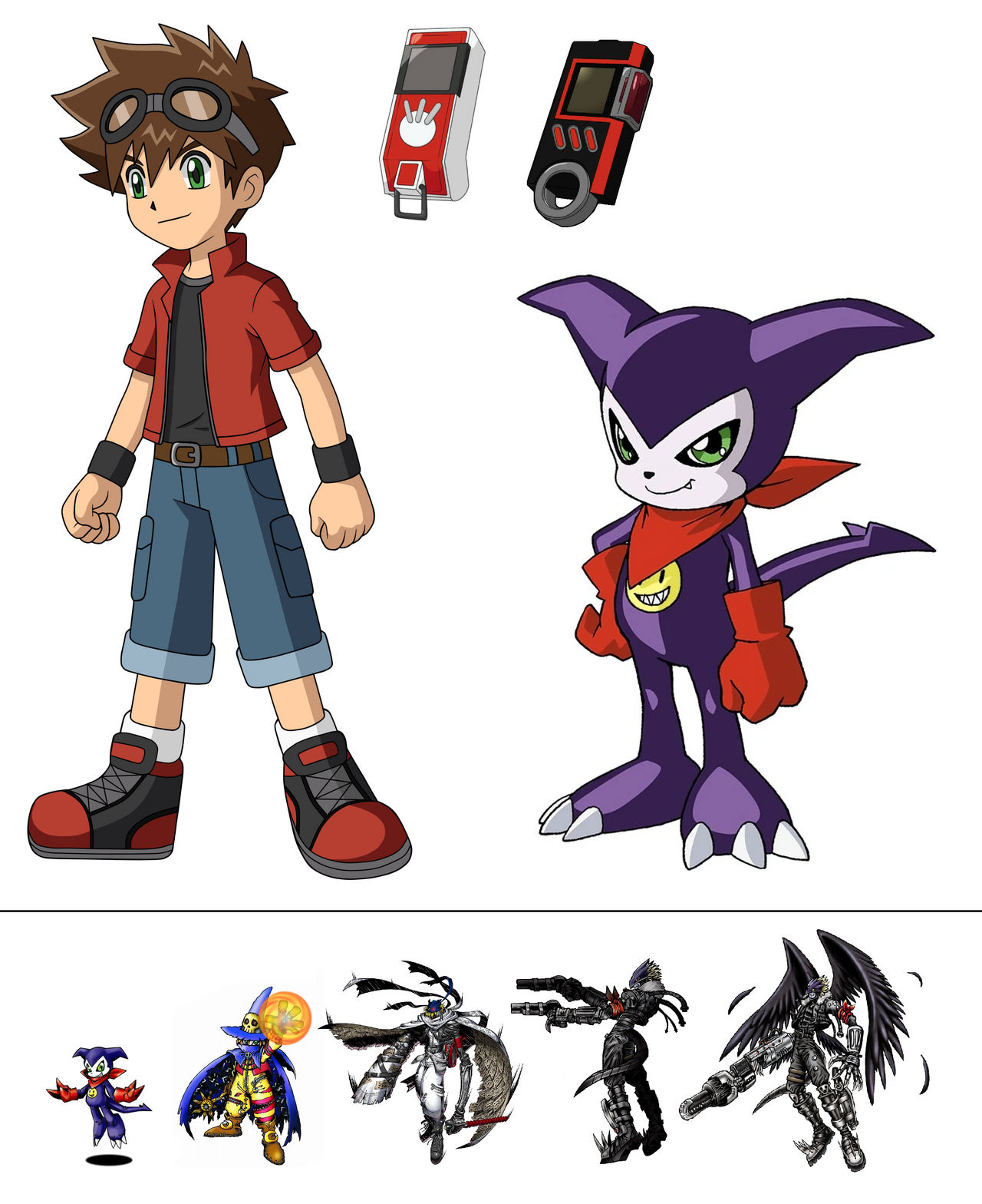 Deviantart Reference Digimon Digimon OC - By: Crimson Diex REMAKE by 666DIEX on DeviantArt