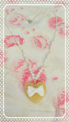 Pearly Heart Necklace