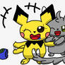 Pichu tickled