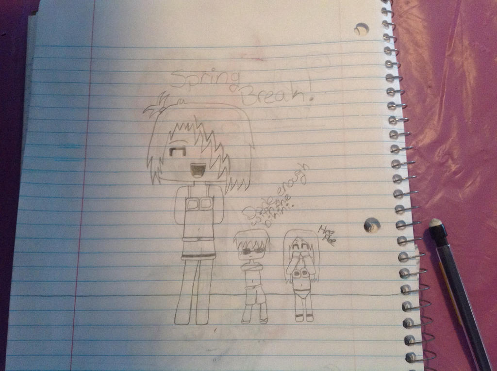 Spring Break 5 Characters Spring Break! by WildAlexxArt on DeviantArt
