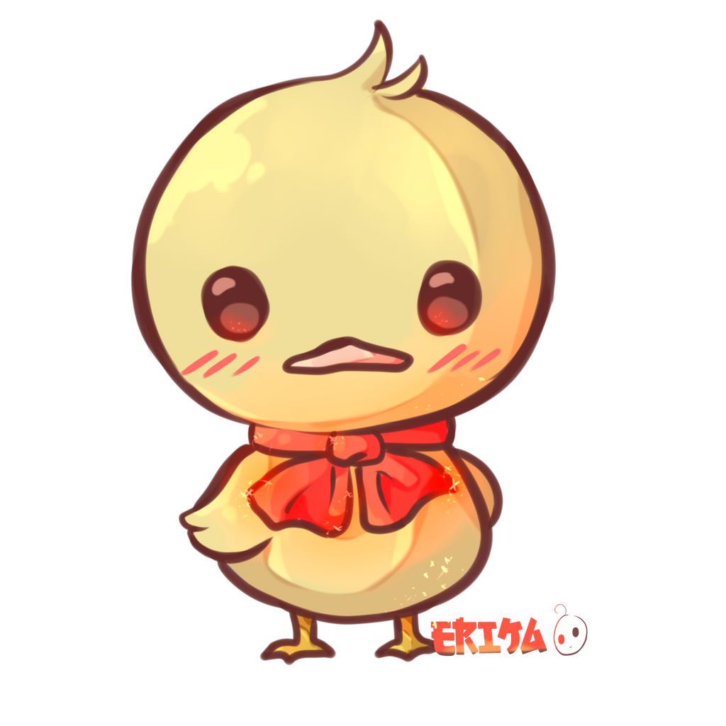 Kawaii Duck by Dessineka on DeviantArt