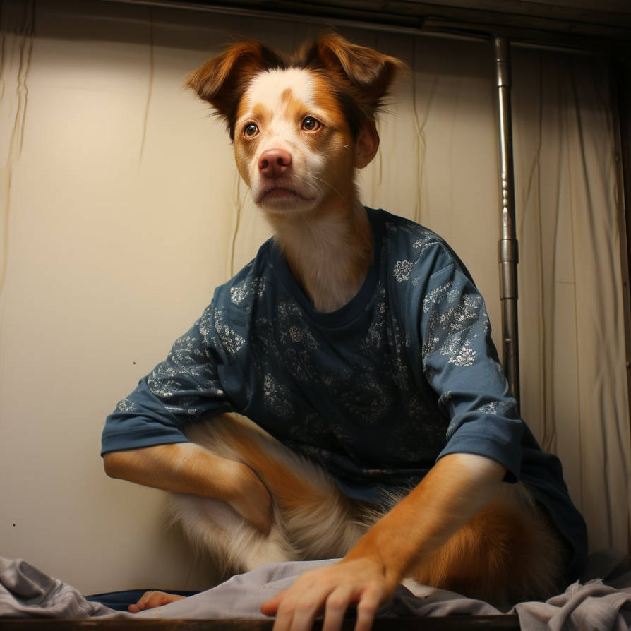 half human and half dog by Okara-inu on DeviantArt