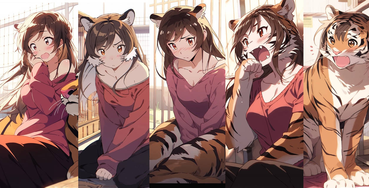 Tiger Transform Tiger TF in a zoo by Okara-inu on DeviantArt