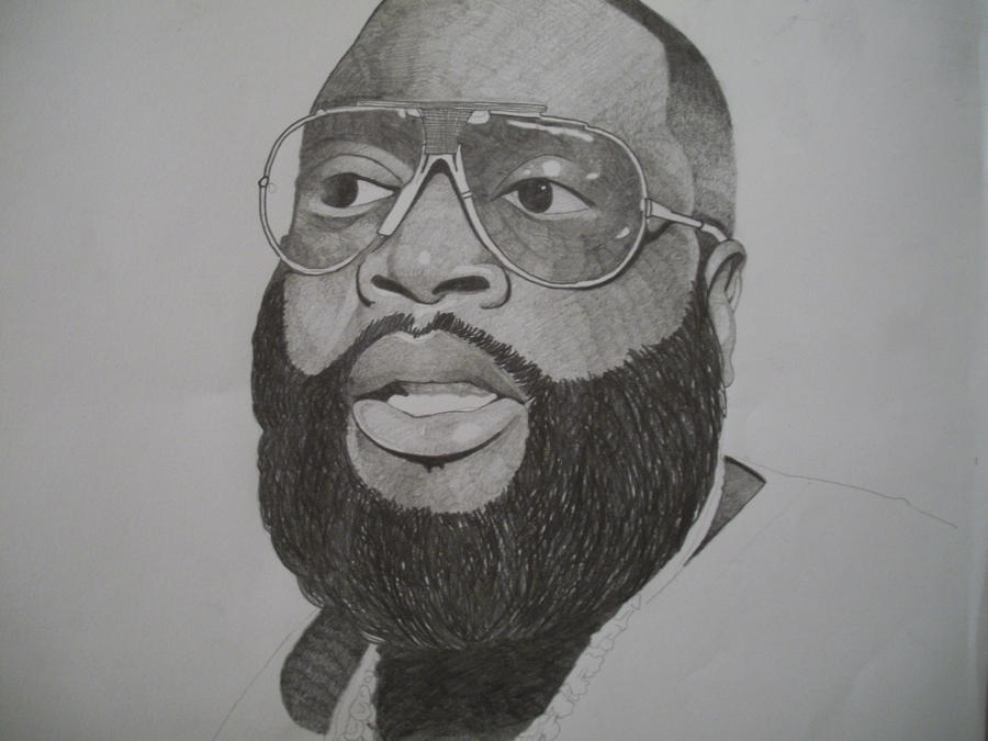 Rick Roberts Drawing Rick Ross by MontyKVirge on DeviantArt