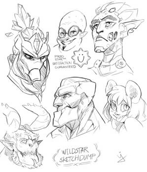 Wildstar sketchdump