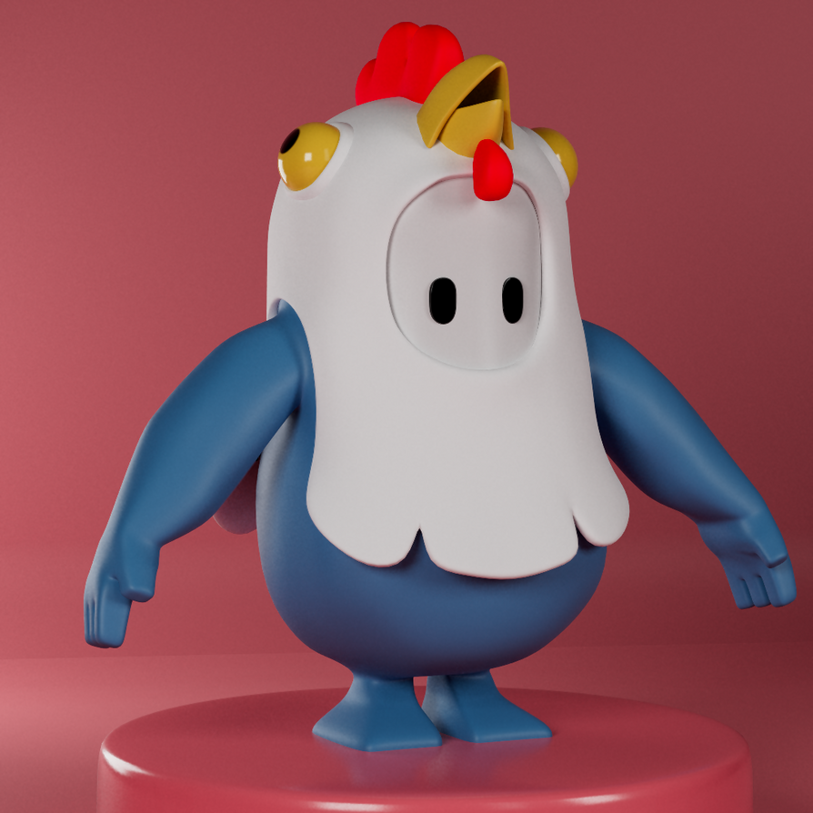 Fall Man Template Fall Guy Model by AlyxIllustrates on DeviantArt